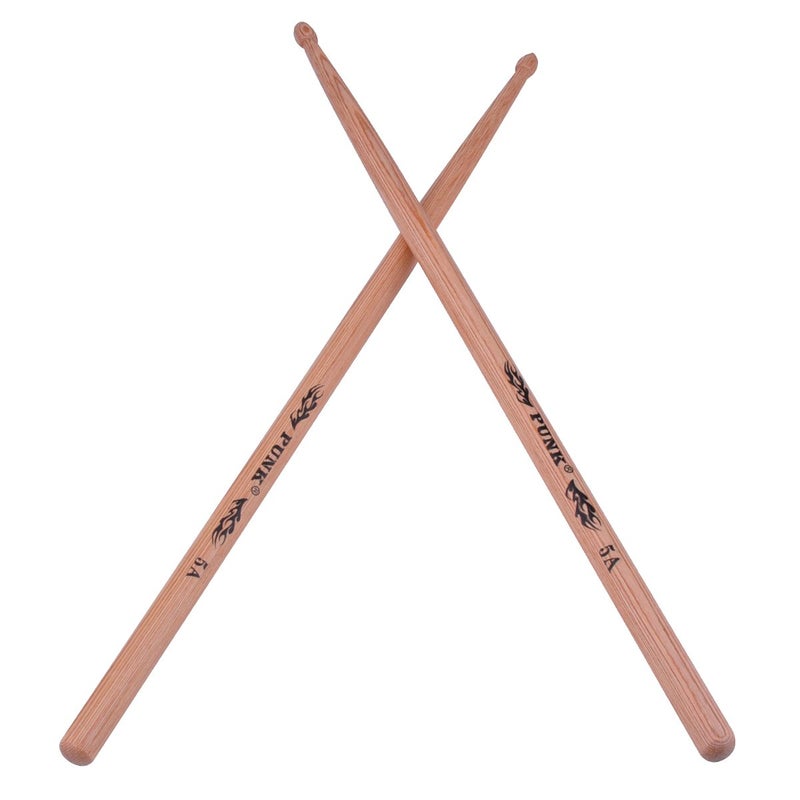 PUNK Professional Drum Sticks 5A Hickory Wood Drumsticks Musical Instruments Drum Sticks One Pair - Image 2